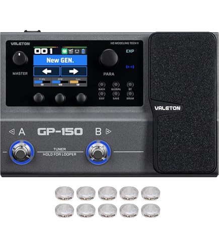 Amazon.com: Valeton GP-100 Guitar Bass Amp Modeling IR Cabinets